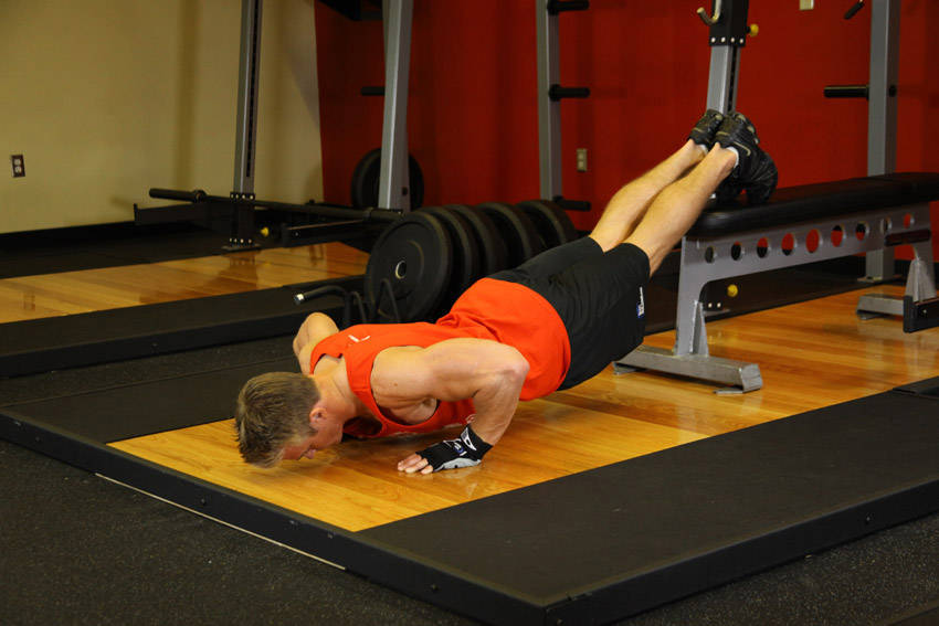 Decline Push-Ups - Finish position