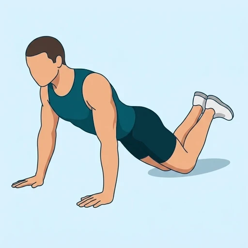 Knee Push-Ups - Start position