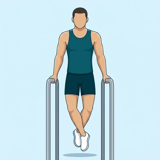 Chest Dips - Start position