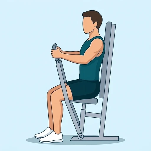 Machine Chest Press - Start position
