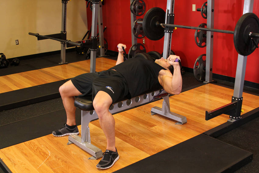 Band Chest Press - Start position