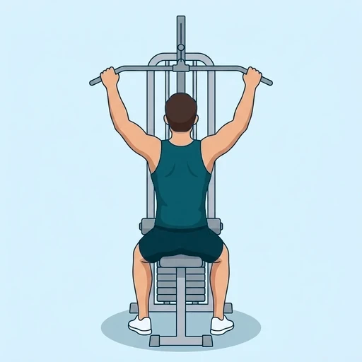 Lat Pulldown - Start position