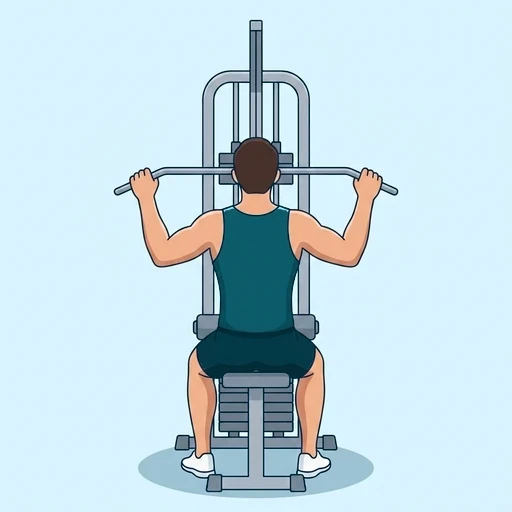 Lat Pulldown - Finish position
