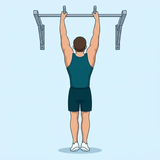 Neutral-Grip Pull-Ups - Start position