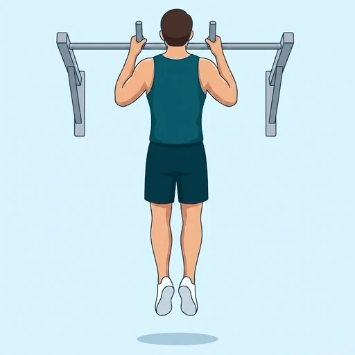 Neutral-Grip Pull-Ups - Finish position