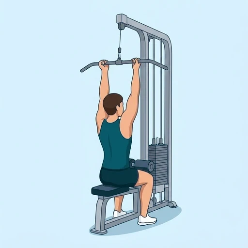 Reverse-Grip Pulldown - Start position