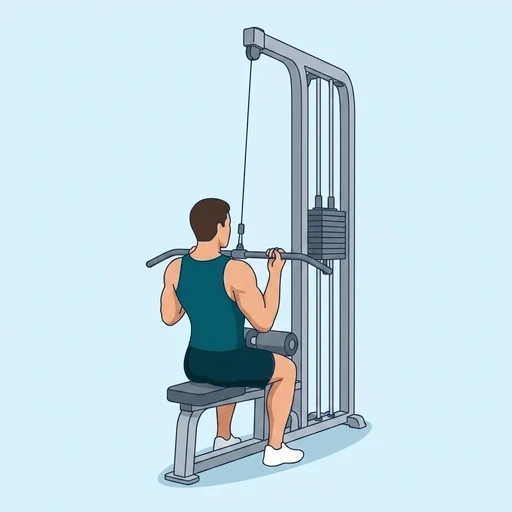 Reverse-Grip Pulldown - Finish position