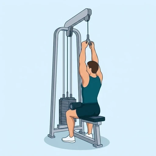 Close-Grip Pulldown - Start position
