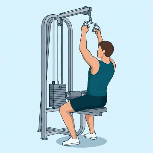 V-Bar Pulldown - Start position