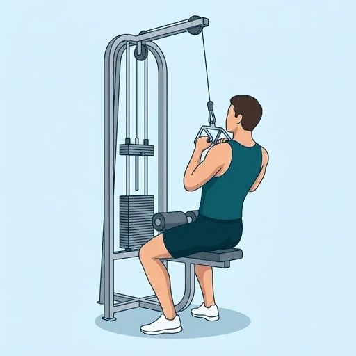V-Bar Pulldown - Finish position