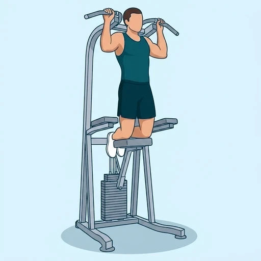 Assisted Pull-Ups - Finish position