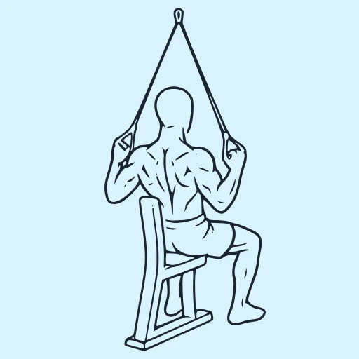 Band Lat Pulldown - Finish position