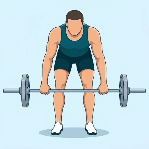 Barbell Row - Start position