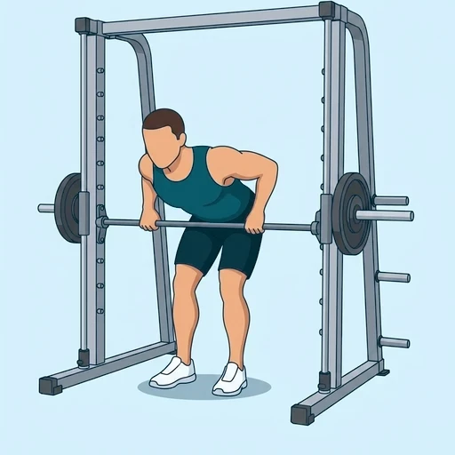 Smith Machine Row - Finish position