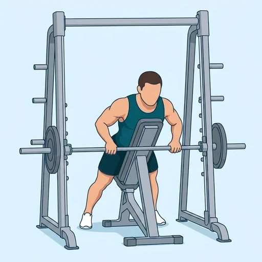 Chest-Supported Smith Row - Finish position