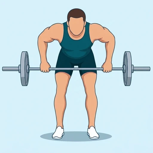 Barbell Row - Finish position