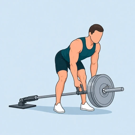 T-Bar Row - Start position