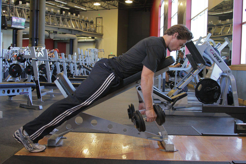 Chest-Supported Row - Start position