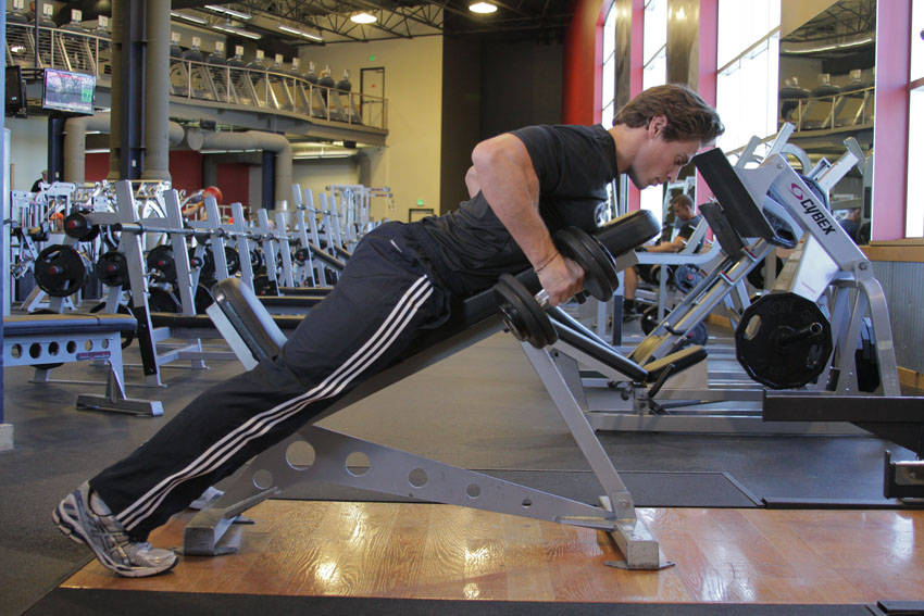Chest-Supported Row - Finish position