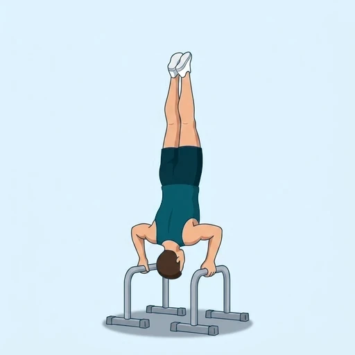 Handstand Push-Ups - Finish position