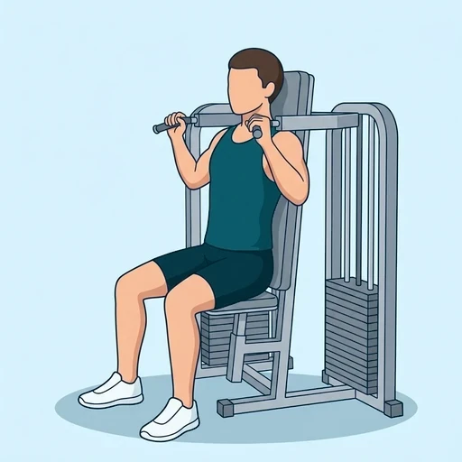 Machine Shoulder Press - Start position