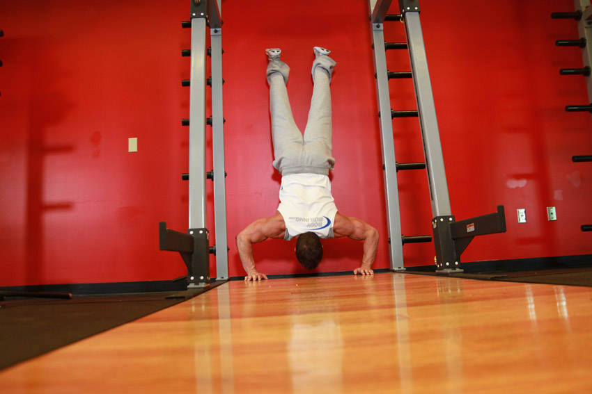 Pike Push-Ups - Finish position