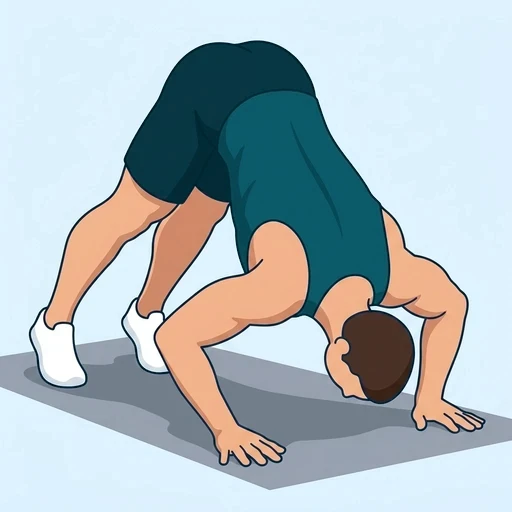 Pike Push-Ups - Finish position