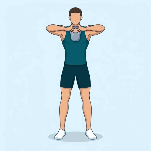 Kettlebell Halo - Finish position