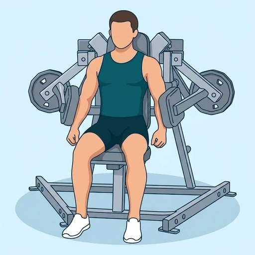 Plate-Loaded Lateral Raise - Start position