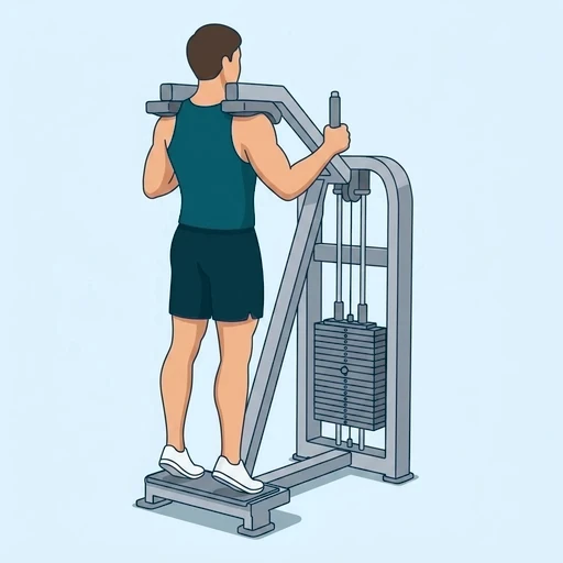 Standing Calf Raises - Start position