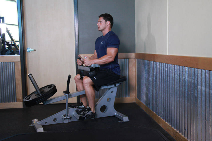 Seated Calf Raises - Start position