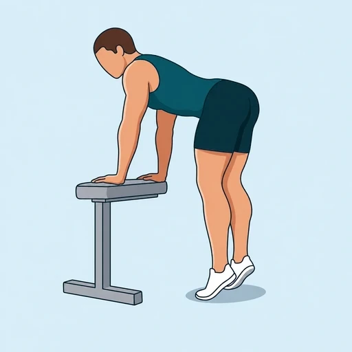 Donkey Calf Raises - Finish position