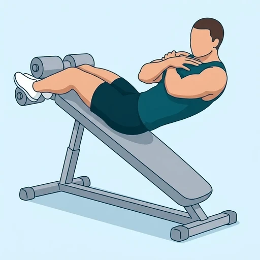Decline Crunch - Finish position