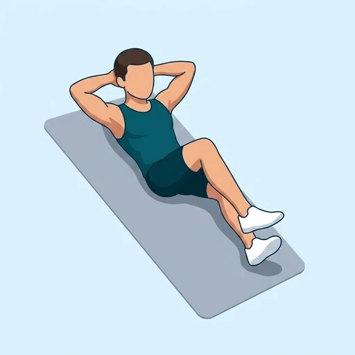 Bicycle Crunches - Start position