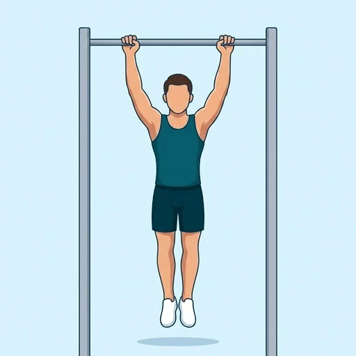Hanging Leg Raises - Start position