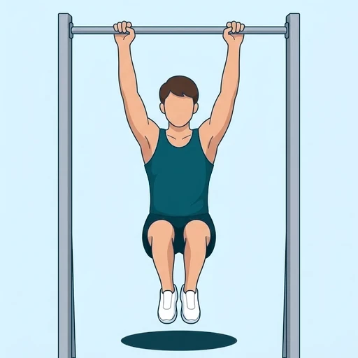Hanging Leg Raises - Finish position