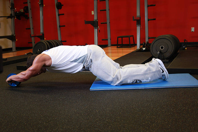 Ab Wheel Rollout - Finish position
