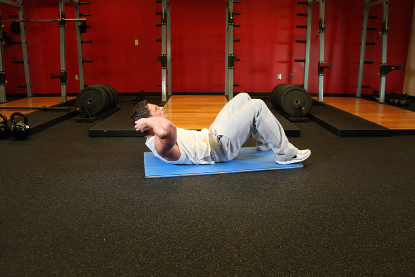 Crunches - Finish position
