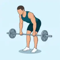 Barbell Rear Delt Row
