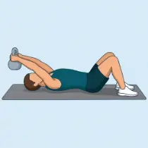 Floor Kettlebell Pullover