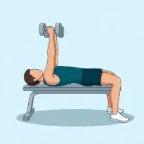 Close-Grip Dumbbell Press