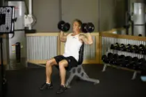Seated Dumbbell Press