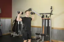 Standing Dumbbell Press
