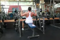 Seated Barbell Press