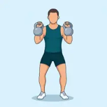 Double Kettlebell Push Press