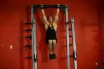 Twisting Hanging Knee Raises